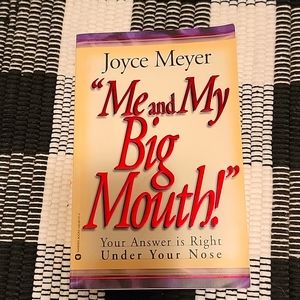 JOYCE MEYER BOOK "Me and My Big Mouth"